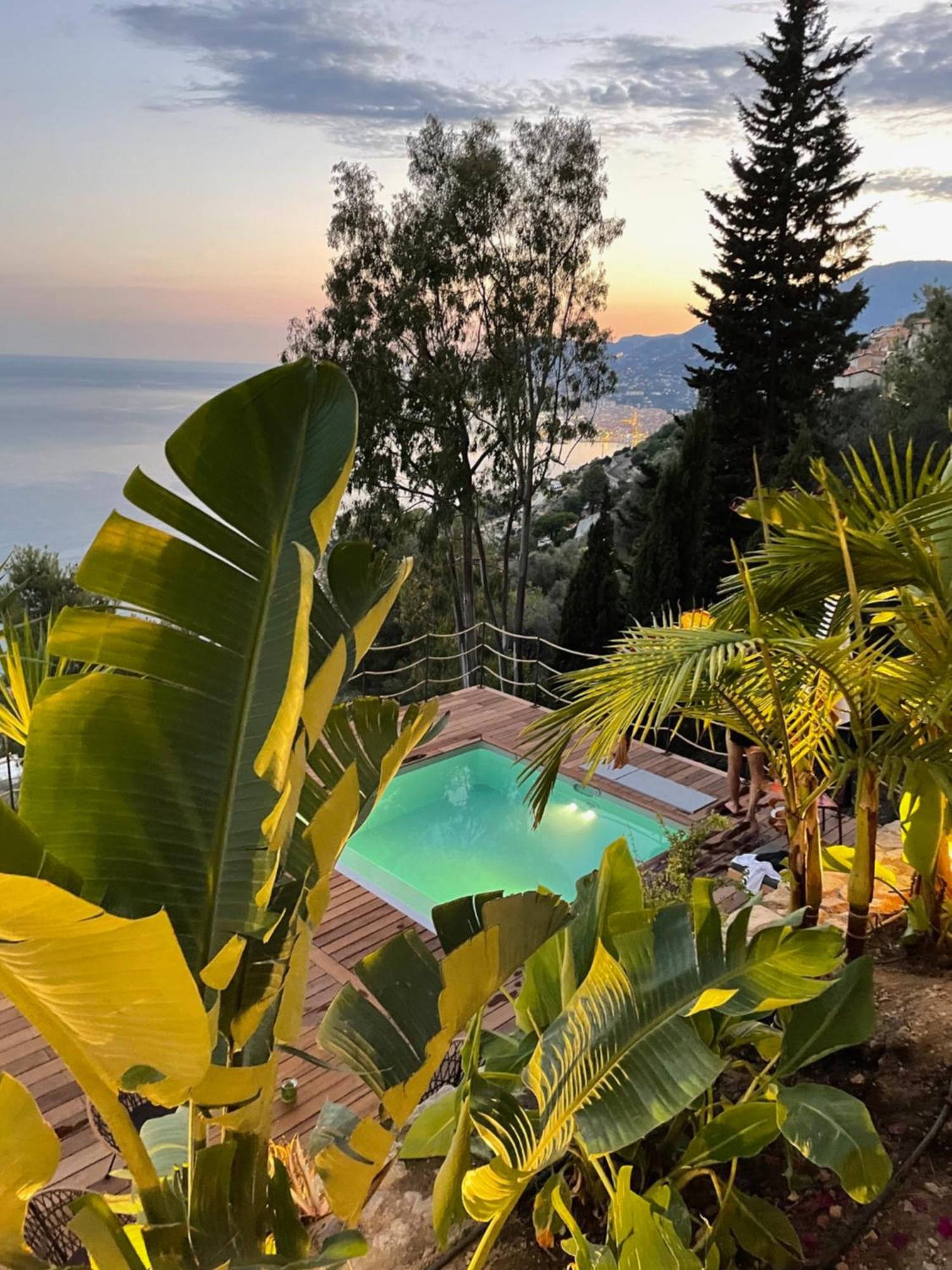 Villa Modern Seaview With Pool Above Monaco Grimaldi (Liguria)